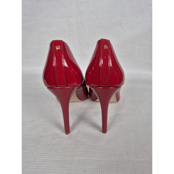 BCBGeneration Women’s 9.5 Red Patent Leather Pointed Toe Stiletto High Heel Pump - Picture 6 of 8
